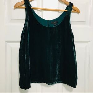 J. Crew Velvet Tank Top NWT